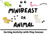 Minibeast or Animal Sorting Printable Activity with Backya