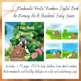 MINIBEASTS/FRUITS/NUMBERS STORY LITERACY BOOK for NURSERY,