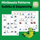 Minibeasts Patterns - sudoku and sequencing