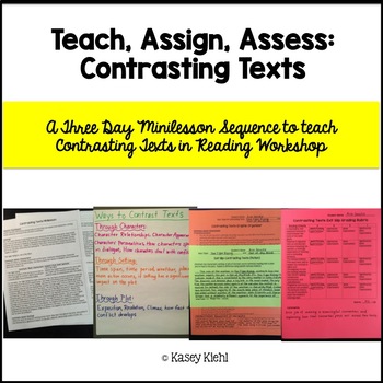Preview of Minilessons to Teach Contrasting Texts in Reading Workshop