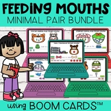 Minimal Pair Feeding Mouths BUNDLE | Boom Cards™ | Distanc
