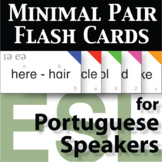 English Pronunciation Minimal Pair Flash Cards Portuguese 