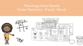 Preview of Minimal Pairs Board Games - Cluster Reduction (R and L Blends)