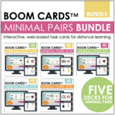 Minimal Pairs Bundle BOOM CARDS™ | Digital Task Cards