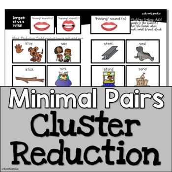 Preview of Minimal Pairs Cluster Reduction | Cycles Phonology for Phonological Disorders