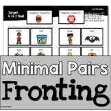 Minimal Pairs & More: Fronting | Phonological Disorders | 