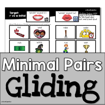 Preview of Minimal Pairs & More: Gliding | Speech Therapy | Phonological Disorders | Cycles