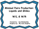 Minimal Pairs Production:  Liquids and Glides