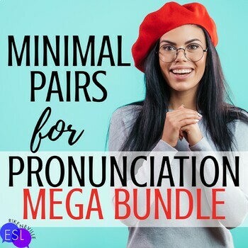 Preview of Minimal Pairs Pronunciation MEGA Bundle for Adult ESL