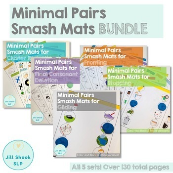 Preview of Minimal Pairs Smash Mats for Articulation & Phonology Bundle