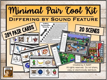 Preview of Minimal Pairs Tool Kit for Auditory Training (BUNDLE)