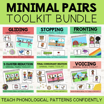 Preview of Minimal Pairs Toolkit Bundle for Speech Therapy – BUNDLE