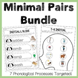 Minimal Pairs Worksheets Bundle - Phonological Processes