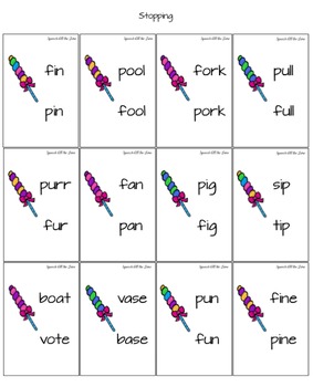 Minimal Pairs for 6 Phonological Processes | TPT