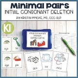 Minimal Pairs for Initial Consonant Deletion Printable Cards