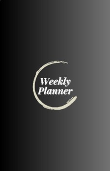 Preview of Minimal Weekly Planner