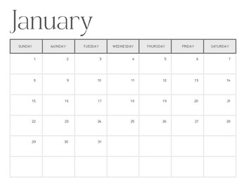 Minimalist 2023 Calendar By Language Savvy Learners 