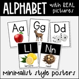 Minimalist Alphabet with Real Pictures