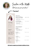 Minimalistic & Simple Professional Resume Template for Teachers