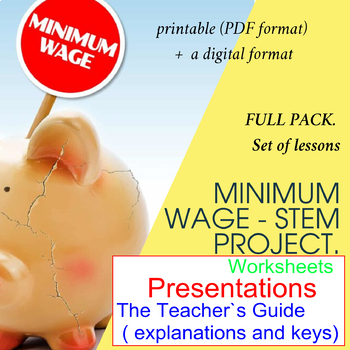 Preview of Minimum Wage. Presentations, The Teacher`s Guide ( keys), worksheets.