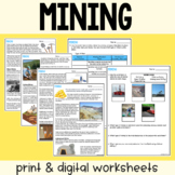 Mining - Reading Comprehension Worksheets