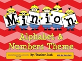 Minion Alpphabet and Numbers Theme