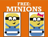 Minion Bulletin Board Template -- FREE!!