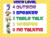 Minion Classroom Voice Level