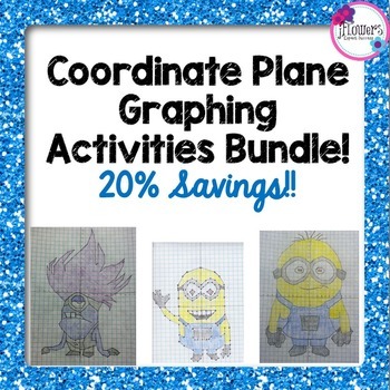 Preview of Coordinate Graphing Picture BUNDLE