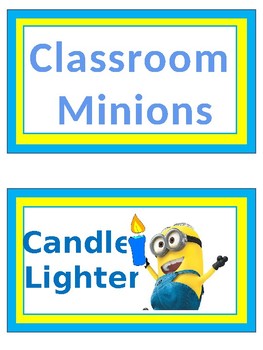 Preview of Minion Job Titles