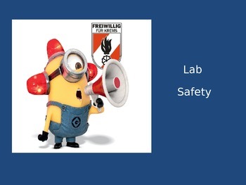 Preview of Minion Lab Safety