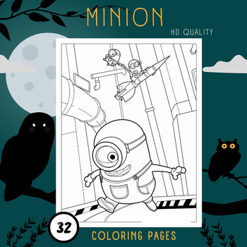 evil minions coloring pages