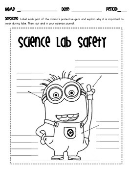 lab safety worksheet 5th grade