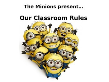 Preview of Minions Classroom Rules posters (EDITABLE)