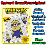 Minions Despicable Me Coordinate Graph Mystery Pictures! O