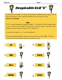 Minions: Despicable Evil "E" Spelling Worksheet