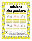 Minions Inspired ABC Print Posters/Banner