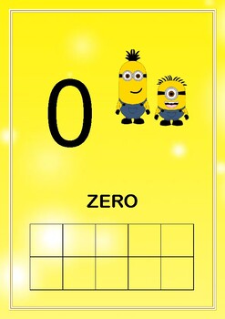 Preview of Minions - tens frame