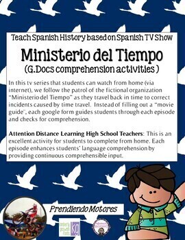 Preview of Ministerio del Tiempo- Google Forms that follow Season One