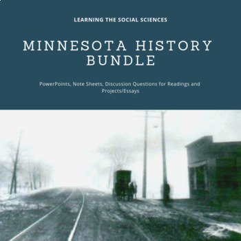 Preview of Minnesota History Bundle - PowerPoints, Projects, and Readings