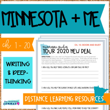 Preview of Minnesota History | Digital Resources for Ch. 1-20 - PDF & Google Slides
