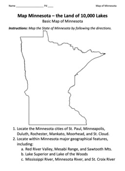 Map of Minneapolis, Minnesota - GIS Geography