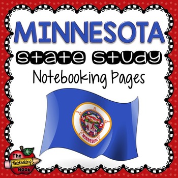 Preview of Minnesota State Study Notebooking Pages