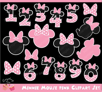 minnie mouse clip art teaching resources teachers pay teachers