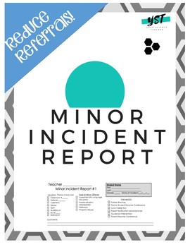 Preview of Minor Incident Report - Reduce Referrals