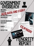 Minority Report Film AND Government Overreach Essay! (+Rub