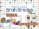 Mint & Coral Brain Breaks