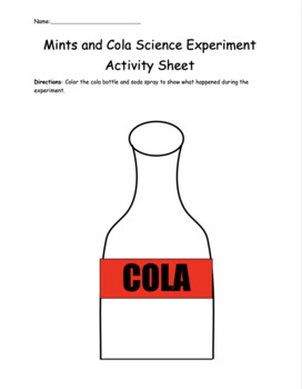Preview of Mints and Cola Experiment Worksheet