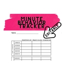 Minute Behavior Chart 