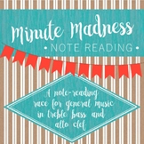 Minute Madness Note Reading for General Music